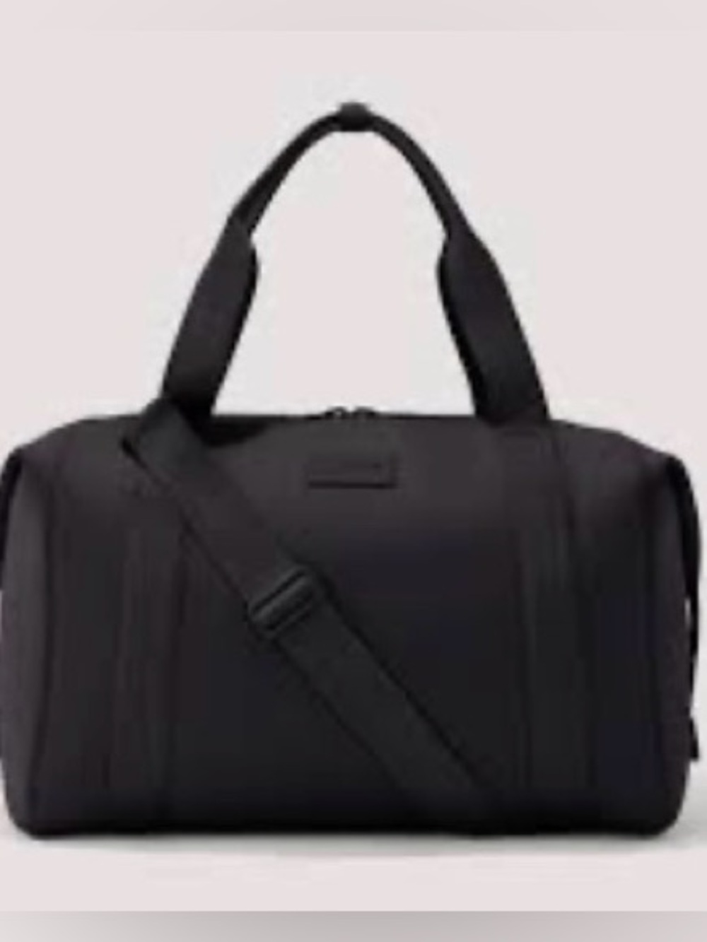 ✅✨DAGNE DOVER BLACK NEOPRENE LANDON CARRYALL in XL - used once!